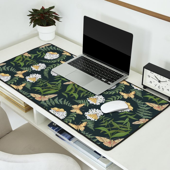 Phlox with Moths Desk Mat Gallery Image 2