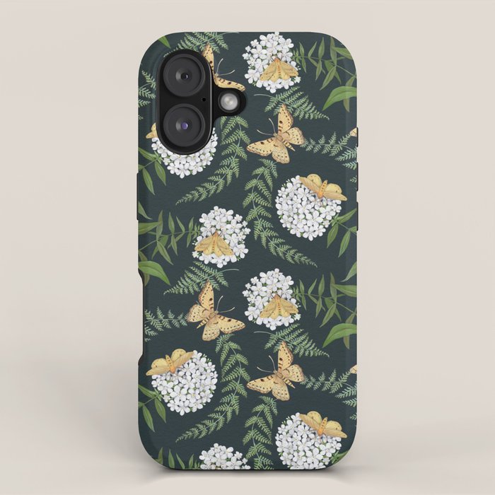 Phlox with Moths iPhone Case Gallery Image 1