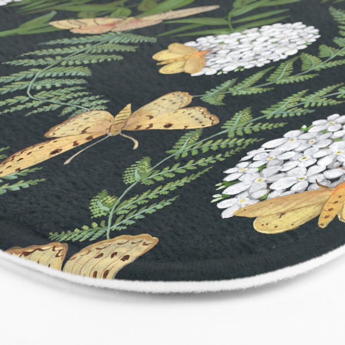 Phlox with Moths Bath Mat Gallery Image 3