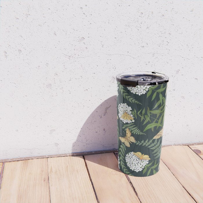 Phlox with Moths Travel Mug Gallery Image 4