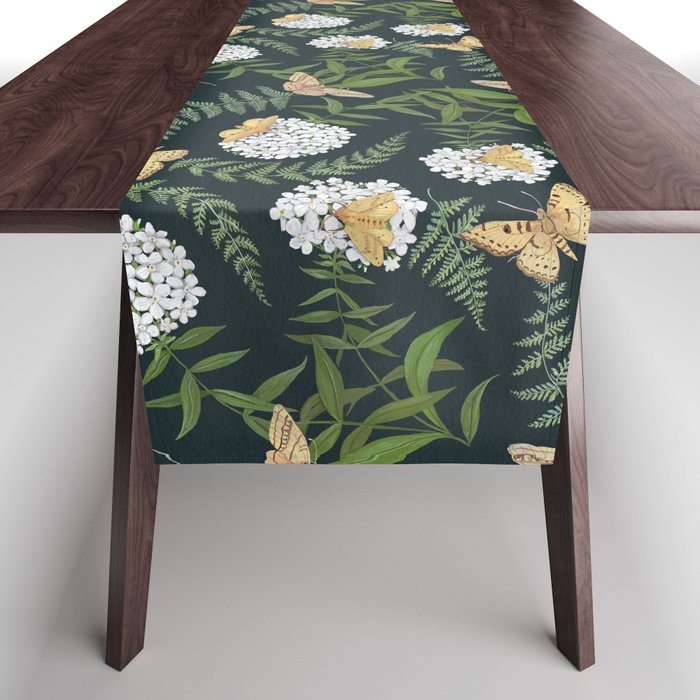 Phlox with Moths Table Runner Gallery Image 1
