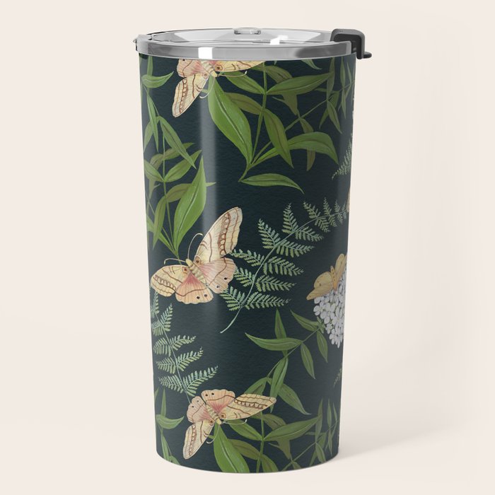Phlox with Moths Travel Mug Gallery Image 2