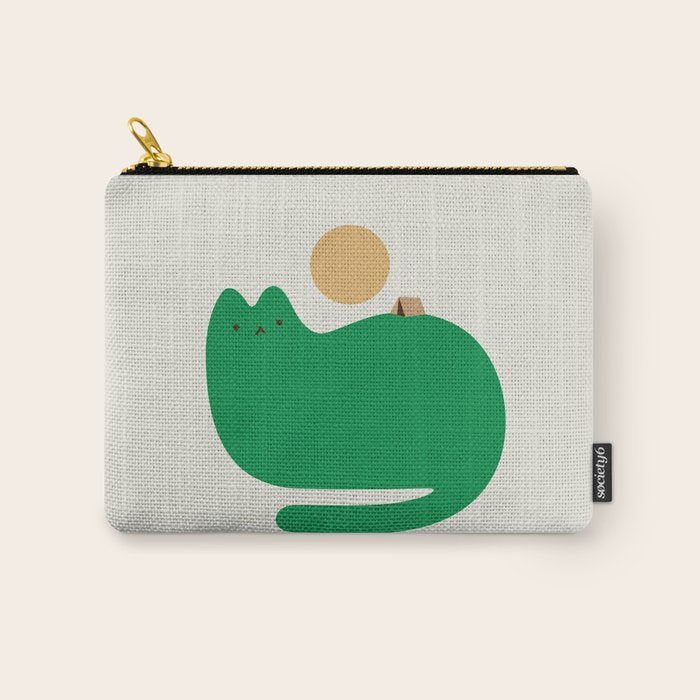 Cat Landscape 118A: Purrfect Campsite A Carry All Pouch Gallery Image 1