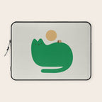 Cat Landscape 118A: Purrfect Campsite A Laptop Sleeve Gallery Image 1