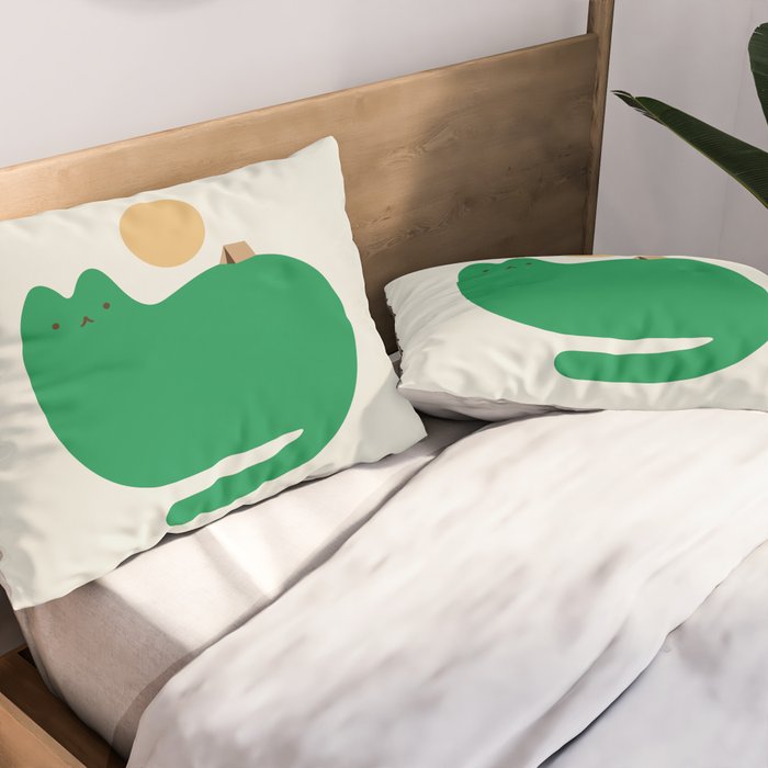 Cat Landscape 118A: Purrfect Campsite A Pillow Sham Gallery Image 2