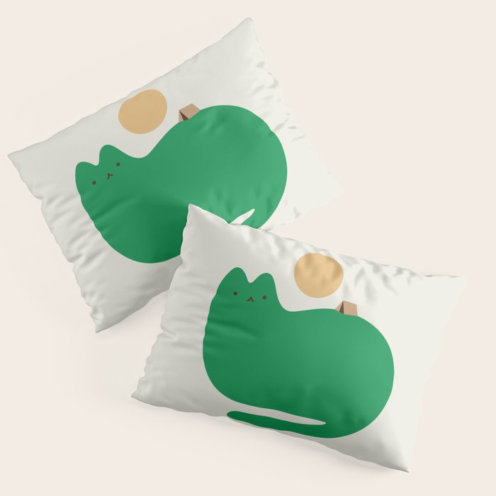 Cat Landscape 118A: Purrfect Campsite A Pillow Sham Gallery Image 3