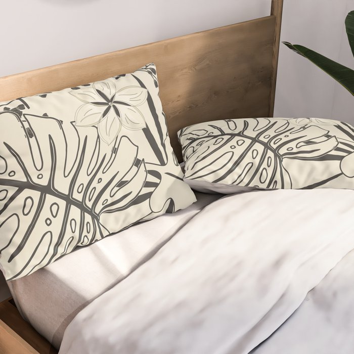 Minimal Botanica 2 Pillow Sham Gallery Image 2