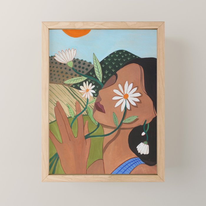 Daisy Mini Art Print Gallery Image 1