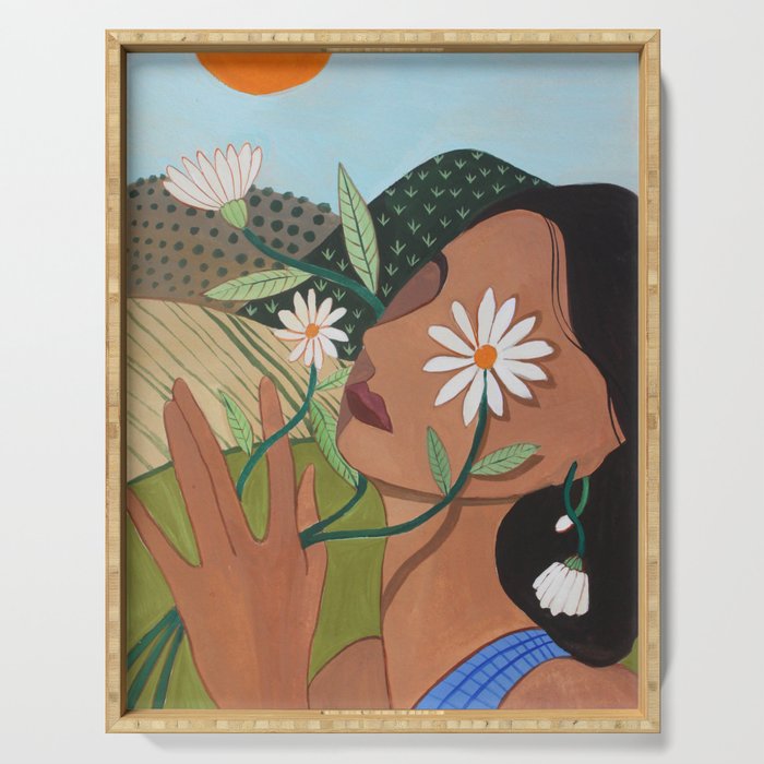 Daisy Serving Tray Gallery Image 1