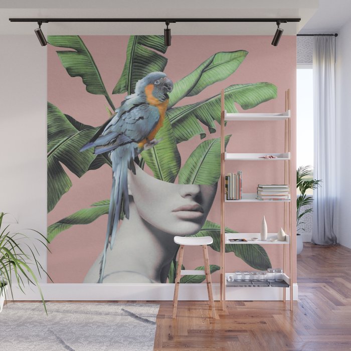 Tropical Girl  2 Wall Mural Gallery Image 1