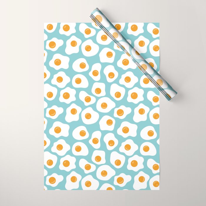Fried Eggs Wrapping Paper Gallery Image 1