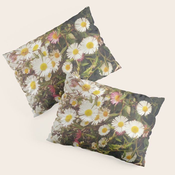 Wall of Daisies Pillow Sham Gallery Image 3