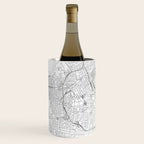 Nashville White Map Wine Chiller Gallery Image 2