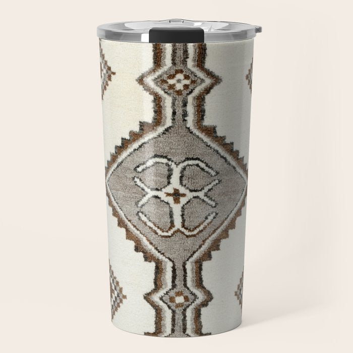 Luri Gabbeh  Antique Fars South West Persian Rug Print Travel Mug Gallery Image 1