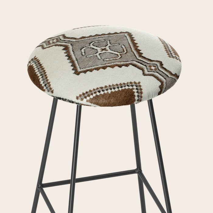 Luri Gabbeh  Antique Fars South West Persian Rug Print Stool Gallery Image 2