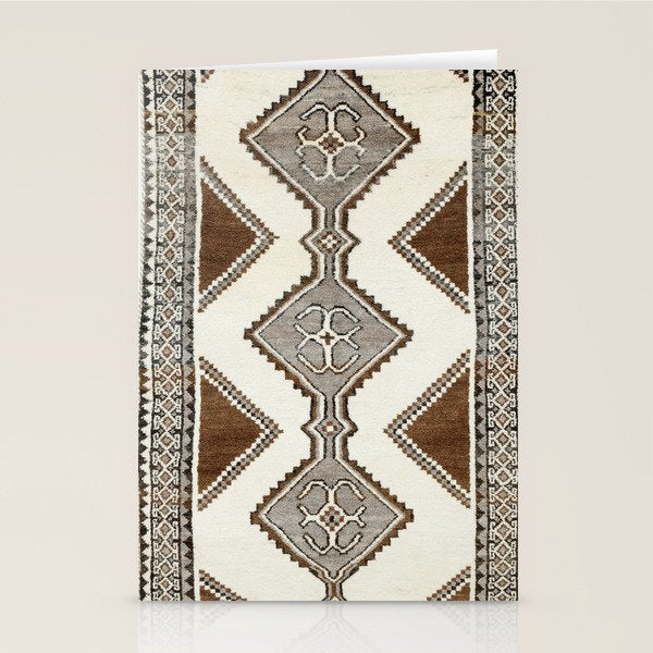 Luri Gabbeh  Antique Fars South West Persian Rug Print Stationery Card Gallery Image 2