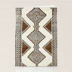 Luri Gabbeh  Antique Fars South West Persian Rug Print Stationery Card Gallery Image 2