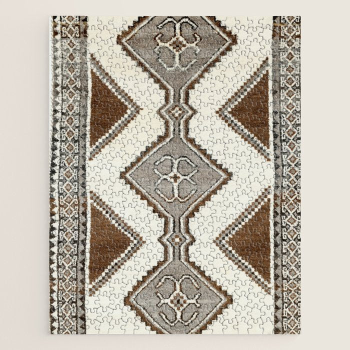 Luri Gabbeh  Antique Fars South West Persian Rug Print Jigsaw Puzzle Gallery Image 1