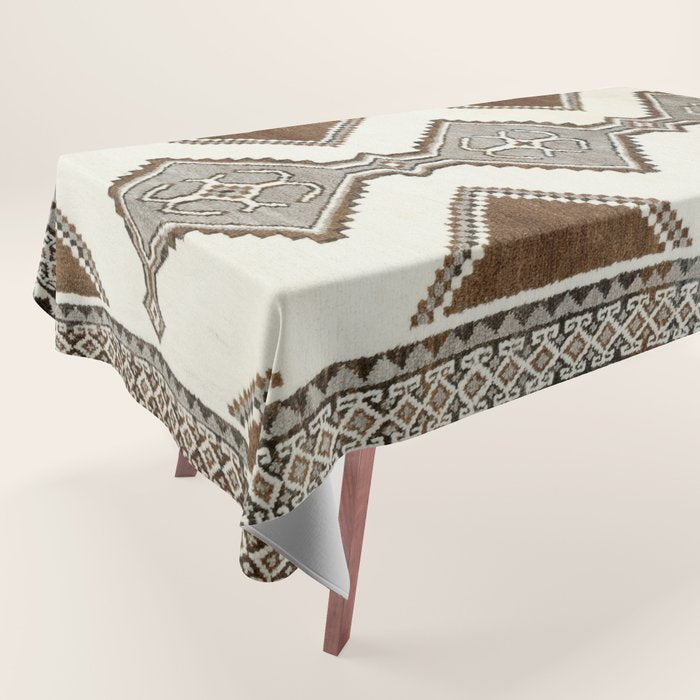 Luri Gabbeh  Antique Fars South West Persian Rug Print Tablecloth Gallery Image 1