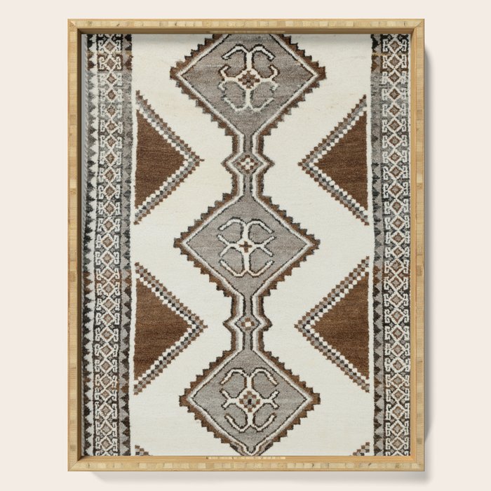 Luri Gabbeh  Antique Fars South West Persian Rug Print Serving Tray Gallery Image 1