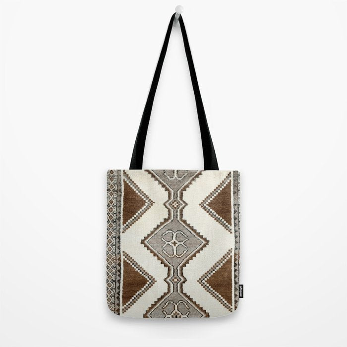 Luri Gabbeh  Antique Fars South West Persian Rug Print Tote Bag Gallery Image 2