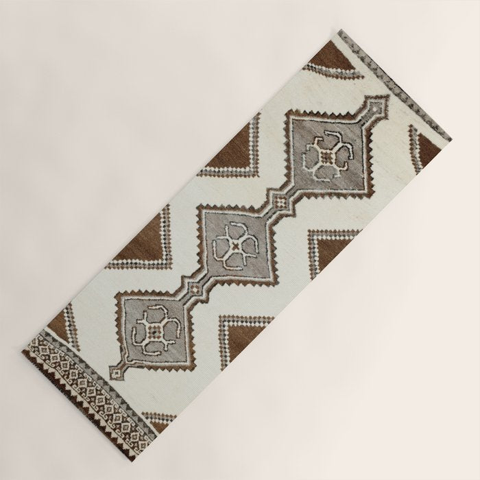 Luri Gabbeh  Antique Fars South West Persian Rug Print Yoga Mat Gallery Image 1