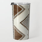 Luri Gabbeh  Antique Fars South West Persian Rug Print Travel Mug Gallery Image 3