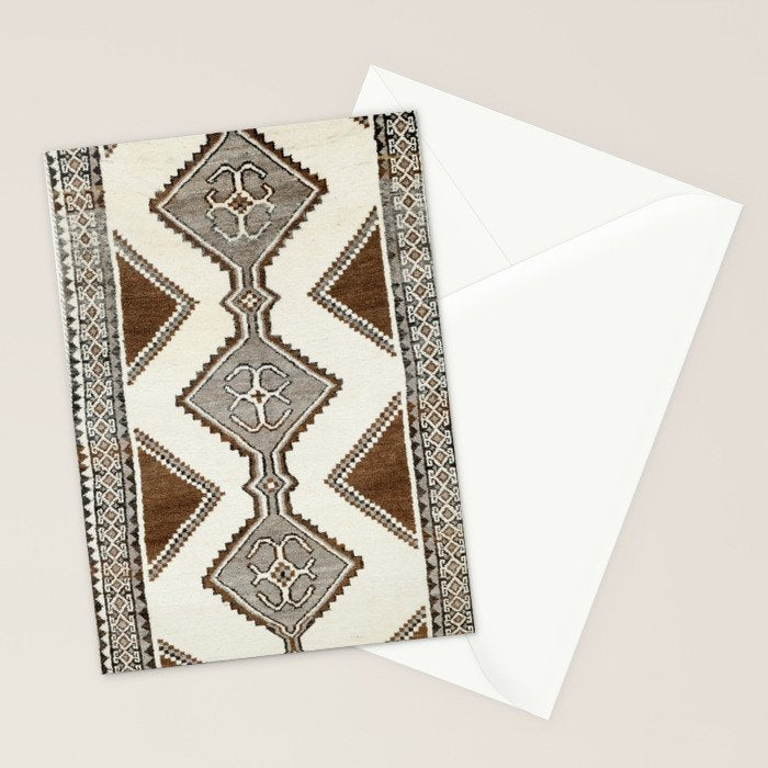Luri Gabbeh  Antique Fars South West Persian Rug Print Stationery Card Gallery Image 2