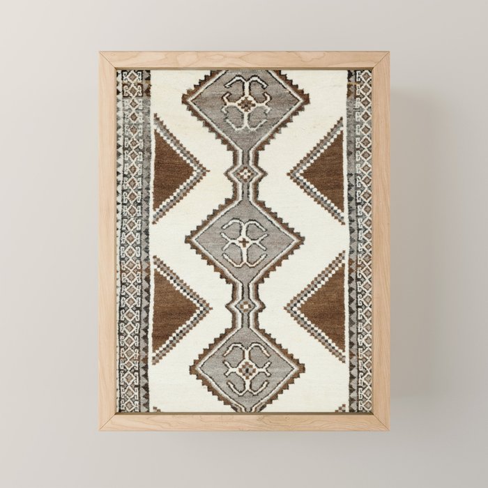 Luri Gabbeh  Antique Fars South West Persian Rug Print Mini Art Print Gallery Image 1