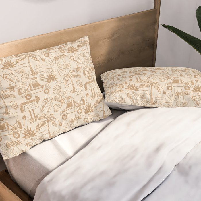 Baja - ochre gold Pillow Sham Gallery Image 2