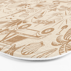 Baja - ochre gold Bath Mat Gallery Image 3