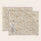 Baja - ochre gold Placemat Gallery Image 1