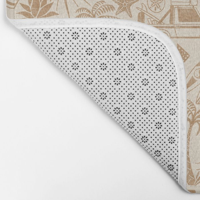 Baja - ochre gold Bath Mat Gallery Image 2