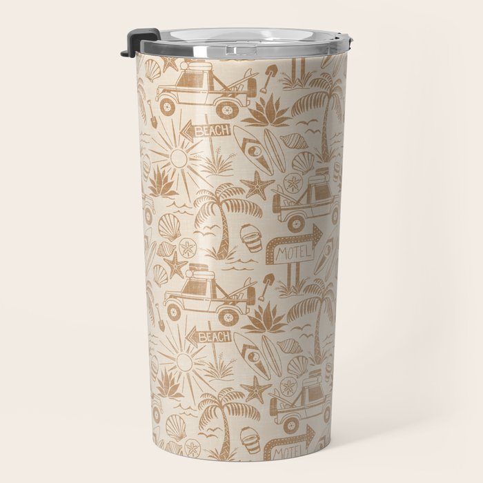 Baja - ochre gold Travel Mug Gallery Image 3
