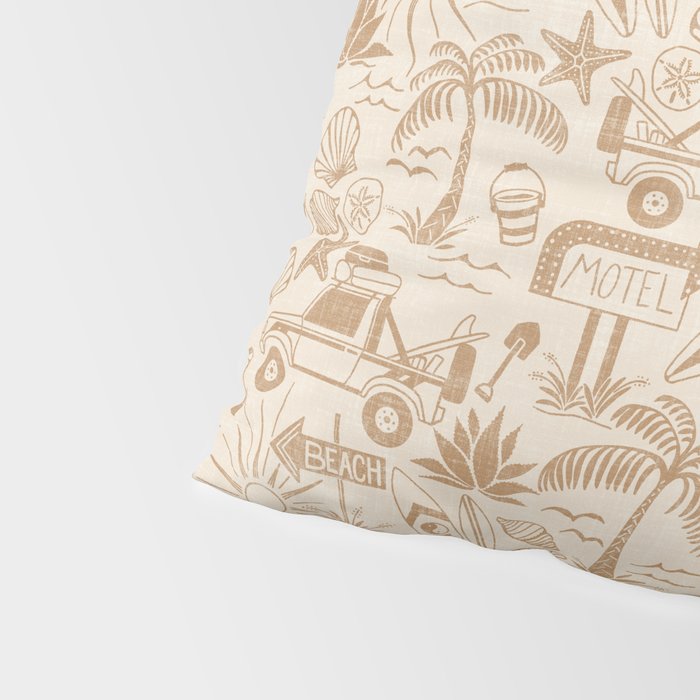 Baja - ochre gold Pillow Sham Gallery Image 4