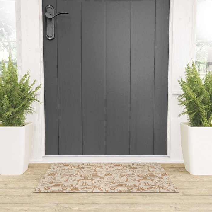Baja - ochre gold Welcome Mat Gallery Image 3