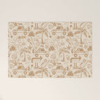 Baja - ochre gold Welcome Mat Gallery Image 1