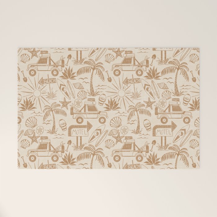 Baja - ochre gold Welcome Mat Gallery Image 1