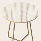 Lines #5 (Cream & Chocolate) Side Table Gallery Image 2