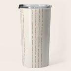 Lines #5 (Cream & Chocolate) Travel Mug Gallery Image 3