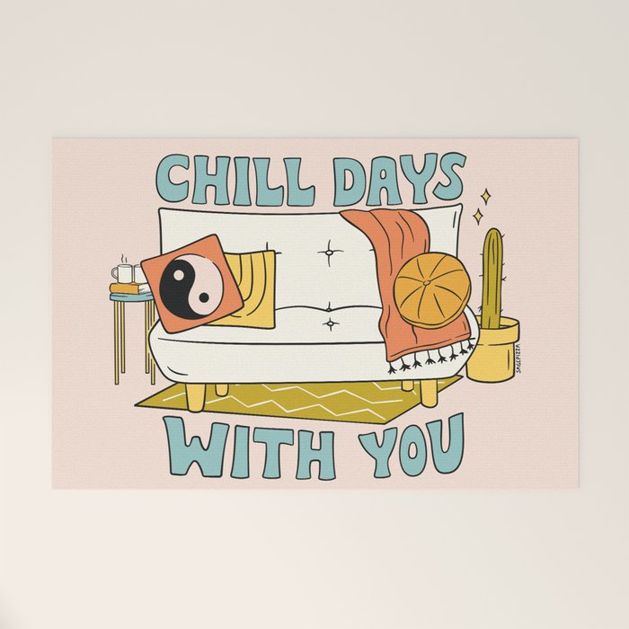 CHILL DAYS WITH YOU Welcome Mat Gallery Image 1