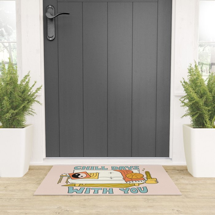 CHILL DAYS WITH YOU Welcome Mat Gallery Image 3