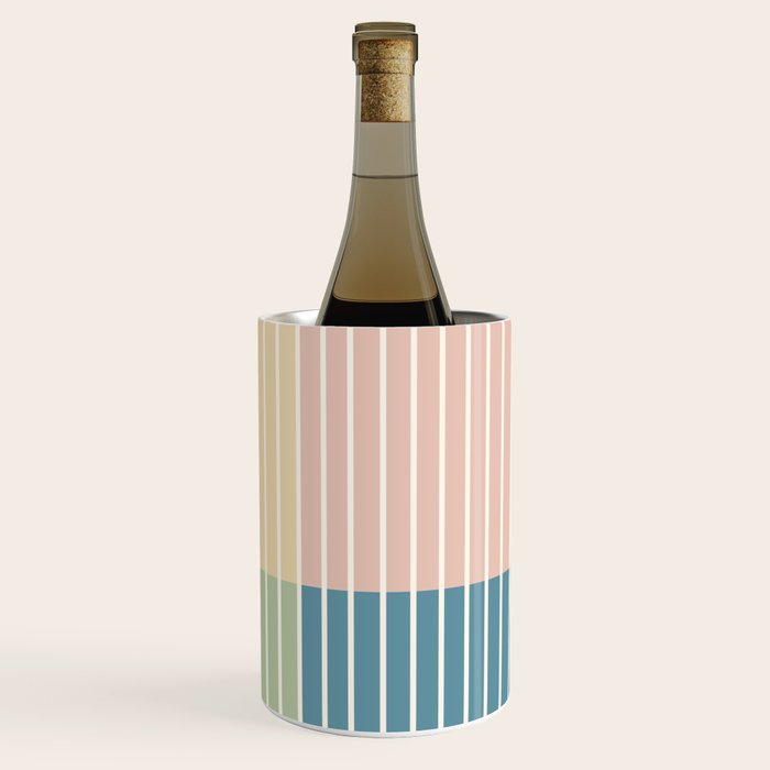 Color Block Line Abstract VII Wine Chiller Gallery Image 1