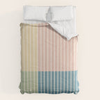 Color Block Line Abstract VII Comforter Gallery Image 6