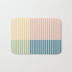 Color Block Line Abstract VII Bath Mat Gallery Image 1