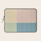 Color Block Line Abstract VII Laptop Sleeve Gallery Image 1