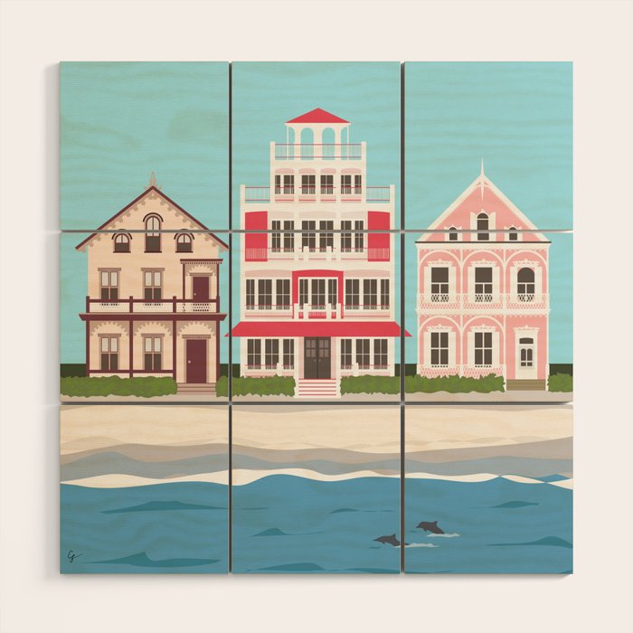 Cape May Summer Wood Wall Art Gallery Image 1
