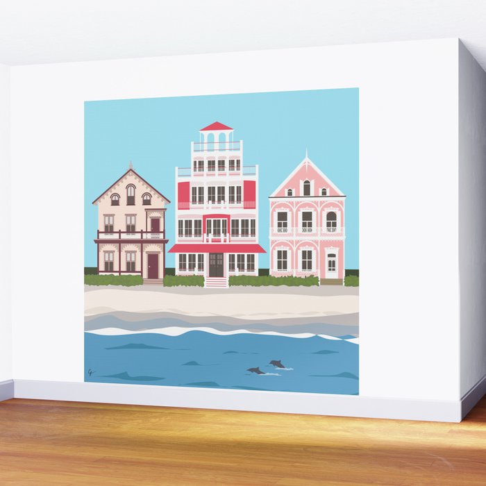 Cape May Summer Wall Mural Gallery Image 2