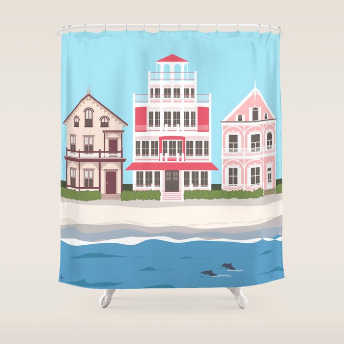 Cape May Summer Shower Curtain Gallery Image 1