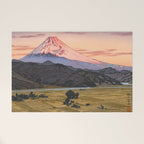 Yoshida Toshi Mt Fuji from Ohito Morning Welcome Mat Gallery Image 1